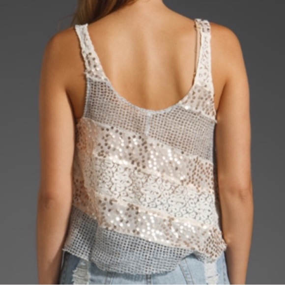 FREE PEOPLE Itsy Bitsy Glitzy Crop Tank Top - Picture 5 of 8